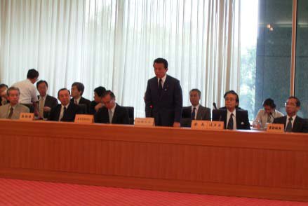 画像:麻生総務大臣の挨拶